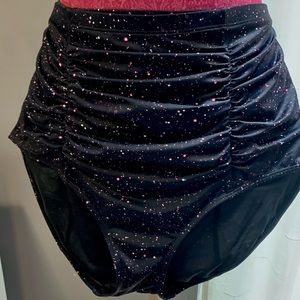 TORRID BLK/PNK CELESTIAL HIGH WAIST BOTTOM - 2X